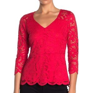 NWT - Nanette Lepore Lace Top - XS